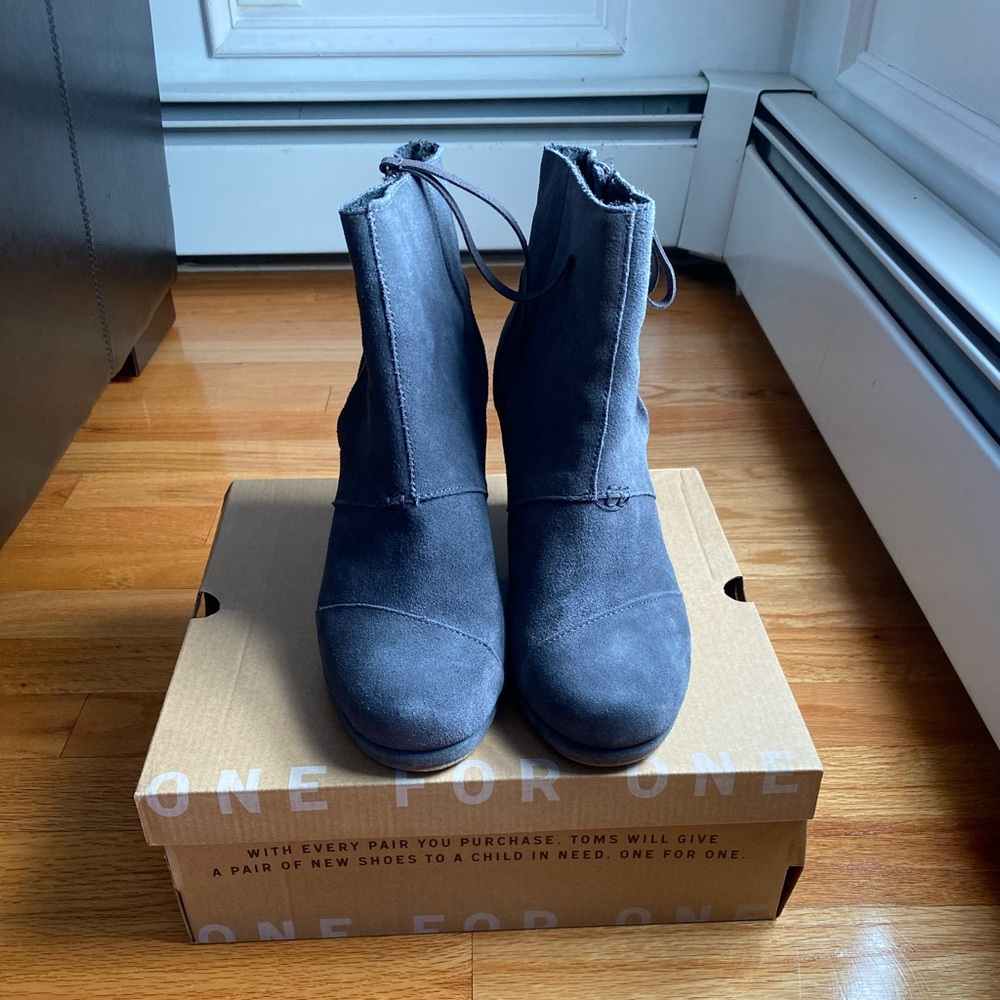 Toms Desert Wedge High Bootie